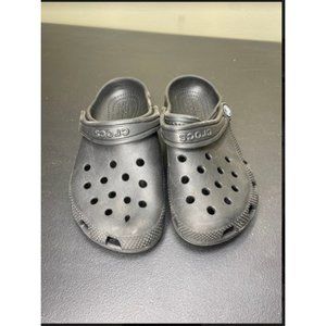Kid s Sz 13C Kids Unisex Black Classic Croc Clogs